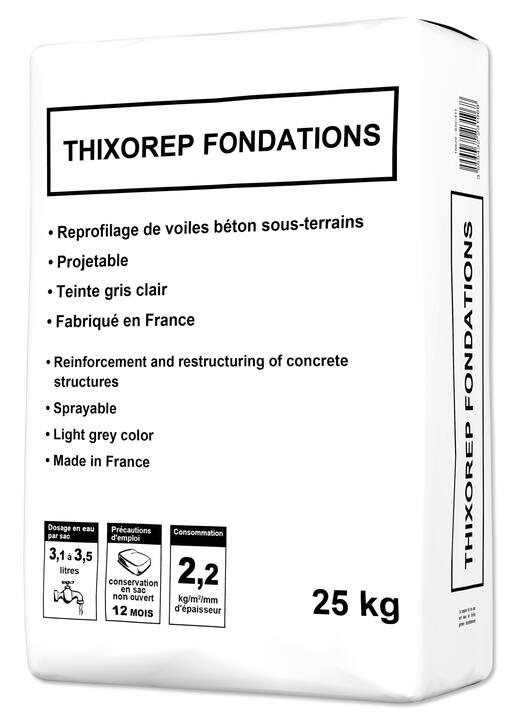 THIXOREP FONDATIONS 25KG